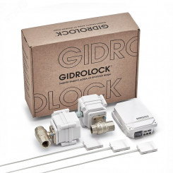 система контроля протечки воды standard g-lock, с двумя кранами g-lock 3/4 220 v