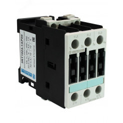 Контактор электромагнитный 3RT1024-1AP00, 3-пол., 12A, AC-3, 5,5кВт/400V, 230V AC, 50Гц, типоразмер S0, винтовые клеммы, IP20