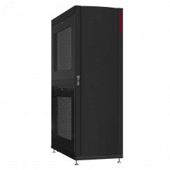Шкаф серверный 42U 800х1200 передняя дверь: одностворчатая глухой металл IP51. задняя дверь: одностворчатая перфорированная IP20. боковые панели: перфорированные. цвет: черный RAL9005 Шкаф серверный 42U 800х1200 передняя дверь: одностворчатая глухой металл IP51. задняя дверь: одностворчатая перфорированная IP20. боковые панели: перфорированные. цвет: черный RAL9005