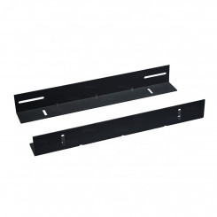 Направляющие для поддержки оборудования в шкафы глубиной 800мм, усиленные до 100кг (пара), черный RAL 9005