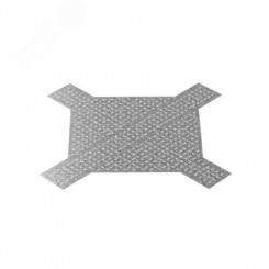 Донная вставка для крестообразного разветвителя для лотков ЛКР 200, толщ. 1,0 мм, Сендзимир цинк Донная вставка для крестообразного разветвителя для лотков ЛКР 200, толщ. 1,0 мм, Сендзимир цинк