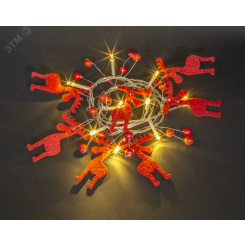 Гирлянда новогодняя светодиодная NGF-D014-10WW-2AA