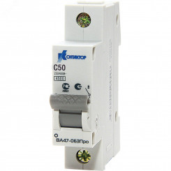 Выключатель автоматический однополюсный 63А В ВА47-063Про 4.5kA Выключатель автоматический однополюсный 63А В ВА47-063Про 4.5kA