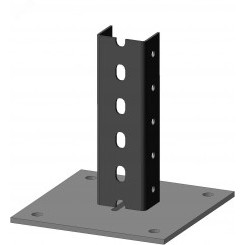 Стойка напольная (потолочная) СНП200х4 УТ1,5,горячее цинкование(толщина покрытия 40 -120мкм), S4,0 Стойка напольная (потолочная) СНП200х4 УТ1,5,горячее цинкование(толщина покрытия 40 -120мкм), S4,0