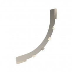 Перегородка SEP для вертикального внутреннего угла 90° H200, R600, цинк-ламель, в комплекте с крепежными элементами необходимыми для монтажа