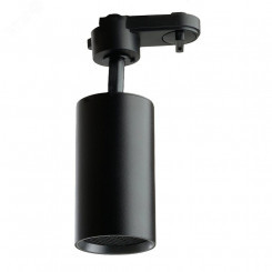 Светильник светодиодный трековый на шинопровод ДПО-10w 4000К 800Лм черный с антибликовой решеткой Светильник светодиодный трековый на шинопровод ДПО-10w 4000К 800Лм черный с антибликовой решеткой