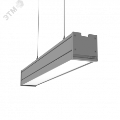 Светильник светодиодный Mercury Pro подвесной 18 Вт 4000 К 514х65х65 мм IP54 серый муар с рассеивателем опал подв. 2м Светильник светодиодный Mercury Pro подвесной 18 Вт 4000 К 514х65х65 мм IP54 серый муар с рассеивателем опал подв. 2м