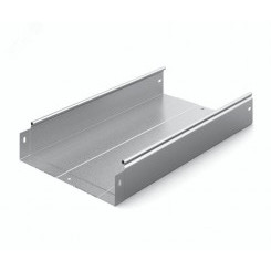Металлический лоток неперфорированный 300х80х3000, толщина 1,0 мм, Сендзимир цинк Металлический лоток неперфорированный 300х80х3000, толщина 1,0 мм, Сендзимир цинк