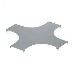 Крышка на Ответвитель Х-образный, осн.600, R=300мм, горячеоцинкованная в комплекте с крепежными элементами и соединительными пластинами, необходимыми для монтажа Крышка на Ответвитель Х-образный, осн.600, R=300мм, горячеоцинкованная в комплекте с крепежными элементами и соединительными пластинами, необходимыми для монтажа