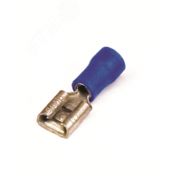 Наконечник плоский с изолированным фланцем (розетка) 1.5-2.5мм.кв. 2.8х0.5мм. Наконечник плоский с изолированным фланцем (розетка) 1.5-2.5мм.кв. 2.8х0.5мм.