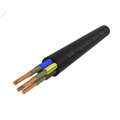 Кабель силовой ВВГнг(А)-FRLS 5х4 (N.PE)-1 однопроволочный барабан ТУ завода