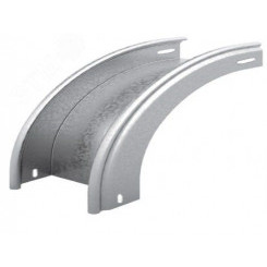 Угол внешний плавный 90 град. к лотку 200х80, толщина 0,7 мм, Сендзимир цинк Угол внешний плавный 90 град. к лотку 200х80, толщина 0,7 мм, Сендзимир цинк