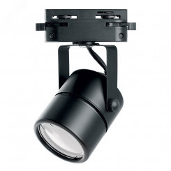 Светильник трековый на шинопровод ДПО GU10 без лампы черный Светильник трековый на шинопровод ДПО GU10 без лампы черный