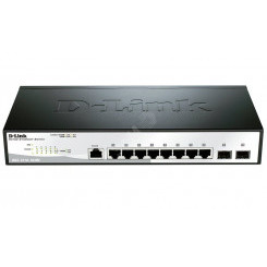 Коммутатор управляемый L2 8 портов 10/100 Мб/с, 2хSFP 100/1000 Мб/с