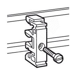 Адаптер для монтажа на рейке EN 60715 - под винт М6