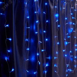Гирлянда занавес LED синий 2х1.5м IP44 Гирлянда занавес LED синий 2х1.5м IP44