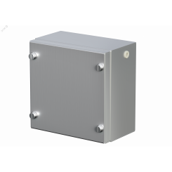 Взрывозащищенный корпус из нержавеющей стали серии EJBS AISI 304 150х150х120мм (с крышкой)