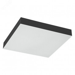 Светильник светодиодный ДПО-6w 4000K 480Лм квадратный черный IP44 Светильник светодиодный ДПО-6w 4000K 480Лм квадратный черный IP44