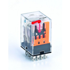 Промежуточное реле 4 контакта с LED индикацией и TEST функцией 3А 6В AC ПР-102 Промежуточное реле 4 контакта с LED индикацией и TEST функцией 3А 6В AC ПР-102