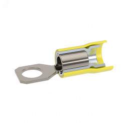 Наконечник с отверстием под винт и изолир.фланцем ПВХ, двойная гильза, 2,5-6 кв.мм М8 (д.8,4мм) (НКИ) Наконечник с отверстием под винт и изолир.фланцем ПВХ, двойная гильза, 2,5-6 кв.мм М8 (д.8,4мм) (НКИ)