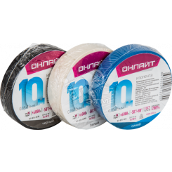 Изолента ОНЛАЙТ 71 673 OIT-B15-10/WH белая