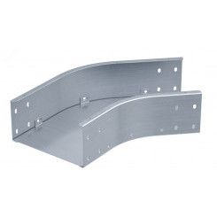 Угол горизонтальный 45 градусов 100х200, 1,5 мм, цинк-ламель, в комплекте с крепежными элементами и соединительными пластинами, необходимыми для монтажа