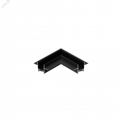 Коннектор угловой горизонтальный для встраиваемного монтажа в гипсокартон для магнитной системы Galakti 100x100x36 мм черный Коннектор угловой горизонтальный для встраиваемного монтажа в гипсокартон для магнитной системы Galakti 100x100x36 мм черный