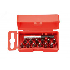 Набор бит PH/PZ Industrial с держателем бит в кейсе, 13 шт Набор бит PH/PZ Industrial с держателем бит в кейсе, 13 шт