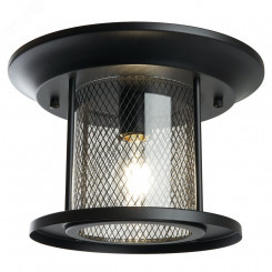 Светильник НПУ-60w Е27 IP44 черный