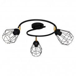 Светильник Кристаль 131 черн. муар НПБ 01-3х60-224 Е27 потолочный