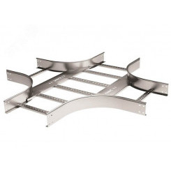 Ответвитель Х-образный 80х400 R-300, лонжерон 1,5 мм, цинк-ламельный, в комплекте с крепежными элементами и соединительными пластинами, необходимыми для монтажа