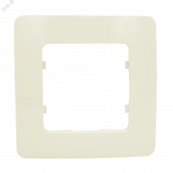 Рамка одноместная, скрытой установки, цвет слоновая кость Рамка одноместная, скрытой установки, цвет слоновая кость
