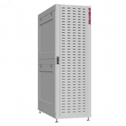 Шкаф серверный 45U 800х1070 передняя дверь: протект IP41. задняя дверь: двустворчатая перфорированная IP20. боковые панели: глухой металл. цвет: серый RAL7035 Шкаф серверный 45U 800х1070 передняя дверь: протект IP41. задняя дверь: двустворчатая перфорированная IP20. боковые панели: глухой металл. цвет: серый RAL7035