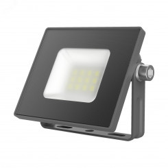 Прожектор светодиодный ДО 10 Вт 820 лм 6500К AC 220В IP65 78х60х27мм Basic Gauss