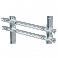 Комплект монтажных профилей на раму для крепления 2 оболочек одного типоразмера с видом защиты Ex e, горячеоцинкованный, длина 800мм