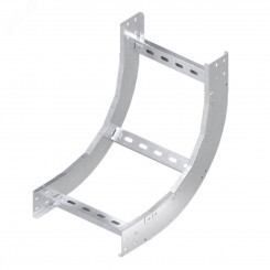 Угол лестничный вертикальный внутренний 90 градусов 80х400, R600, горячеоцинкованный Угол лестничный вертикальный внутренний 90 градусов 80х400, R600, горячеоцинкованный