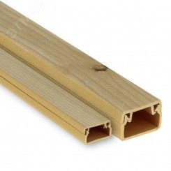 Канал кабельный под светлое дерево 100х40 (24м) PROxima Канал кабельный под светлое дерево 100х40 (24м) PROxima