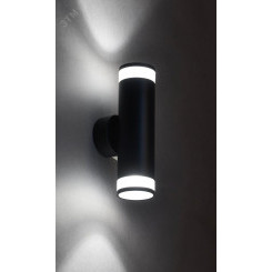 LIGHTING Светильник 4009 накладной настенный под лампу 2хGU10 черный IEK