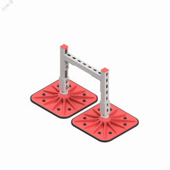Опорная конструкция для горизонтальных прямоугольных воздуховодов и металлических лотков кабеленесущих систем TECHNORAPTOR FOOT 350х500