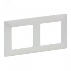 Valena LIFE Рамка 2 поста жемчуг универсальная Valena LIFE Рамка 2 поста жемчуг универсальная