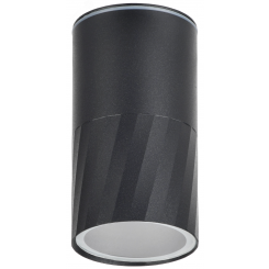 Светильник уличный 5222 потолочный GU10 IP65 черный IEK Светильник уличный 5222 потолочный GU10 IP65 черный IEK