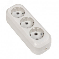 Колодка 3 гнезда с заземлением 16А Эксперт Колодка 3 гнезда с заземлением 16А Эксперт
