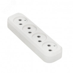 Колодка 4 гнезда без заземления 10А Эксперт Колодка 4 гнезда без заземления 10А Эксперт