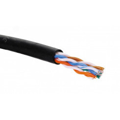 Витая пара U/UTP кат 5e 4х2х0 51мм нг(A)-HF IN цвет чёрный 305м