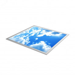 Светильник светодиодный ДВО 40 Вт 1300 лм 6500К AC 220В IP20 595х595х8мм утратонкий с картиной небо драйвер в комлекте Офис Gauss