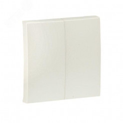 Валенсия лицевая панель выключателя 2-кл. 10А жемчуг