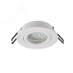 Светильник встраиваемый алюминиевый KL86 WH MR16/GU5.3 белый Светильник встраиваемый алюминиевый KL86 WH MR16/GU5.3 белый