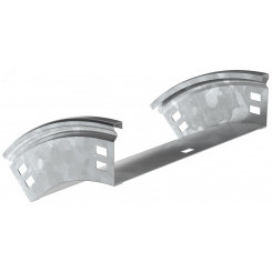 Поворот плавн. 45град тип В20 ESCA 50х500мм HDZ