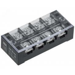 Блок зажимов БЗН ТВ-1004 10 мм2 100A 4 пары Блок зажимов БЗН ТВ-1004 10 мм2 100A 4 пары