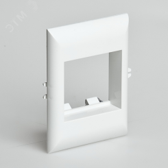 Рамка для встраиваемого оборудования 45х50х15 мм для РКК-100х60 и 100х40 (белый) Рамка для встраиваемого оборудования 45х50х15 мм для РКК-100х60 и 100х40 (белый)